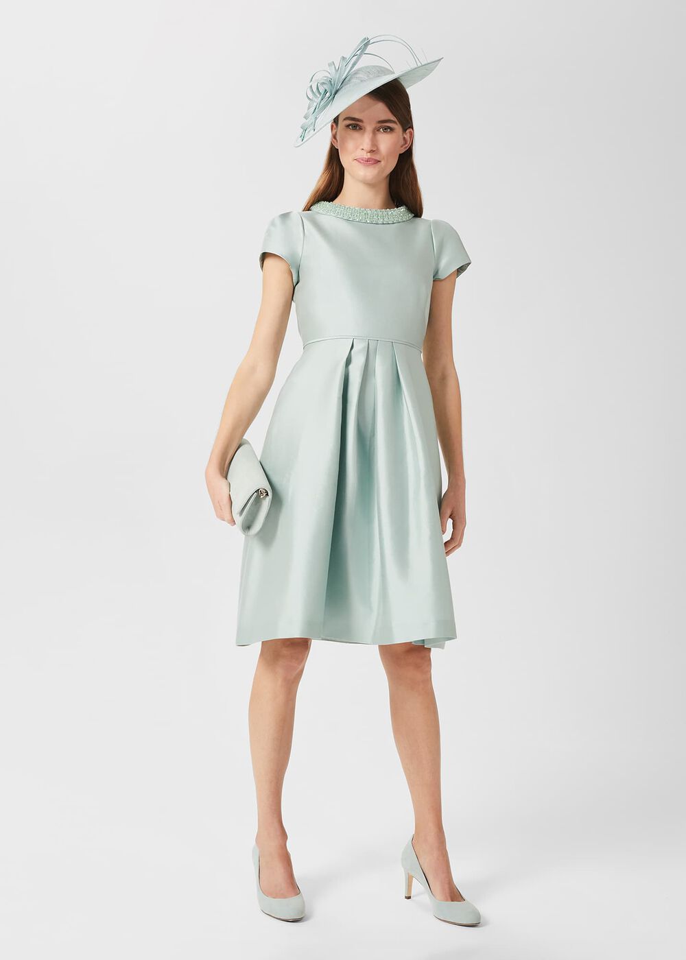 Lizzie Court Shoes, Sage Green, hi-res