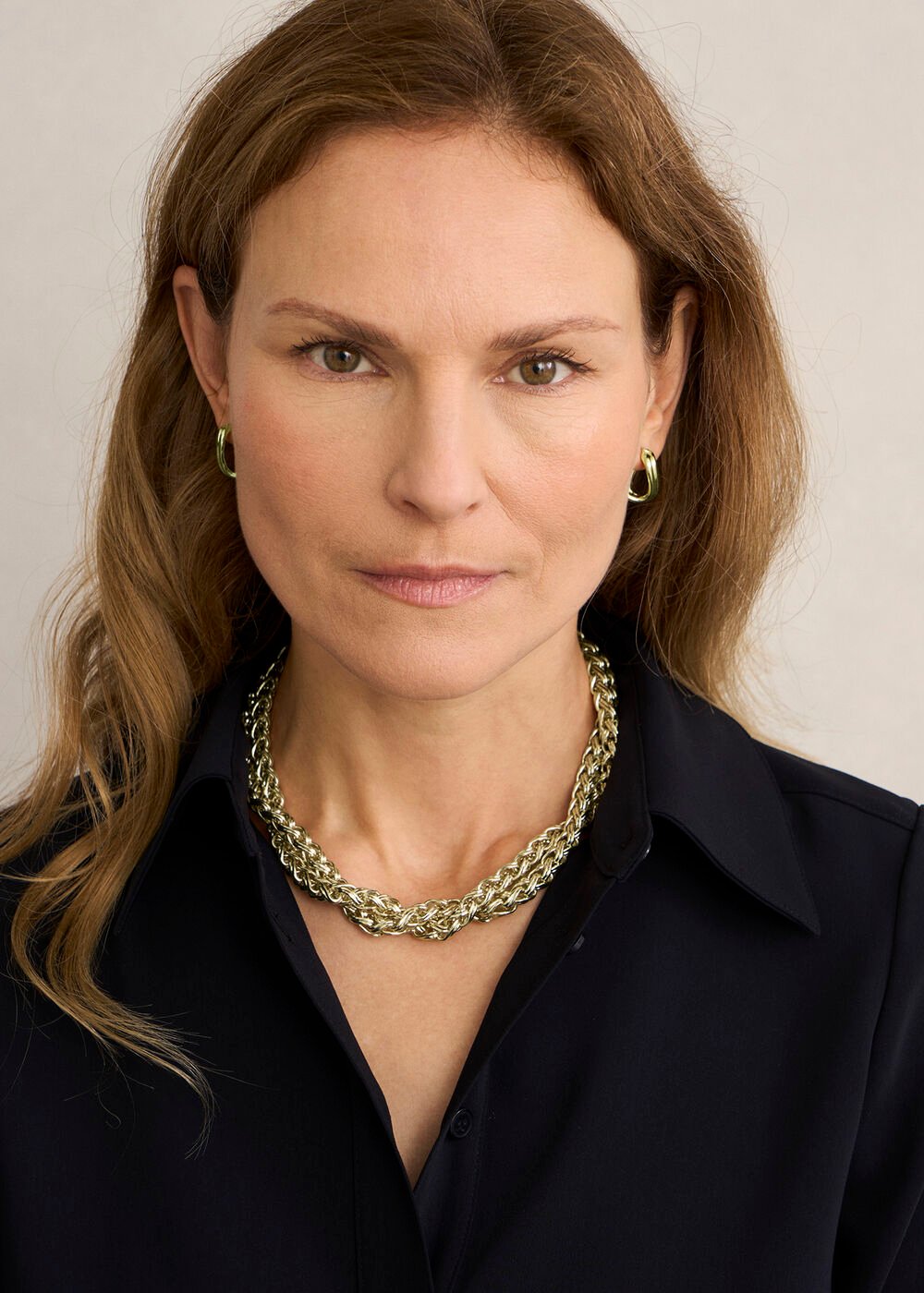 Devina Earrings, Gold, hi-res