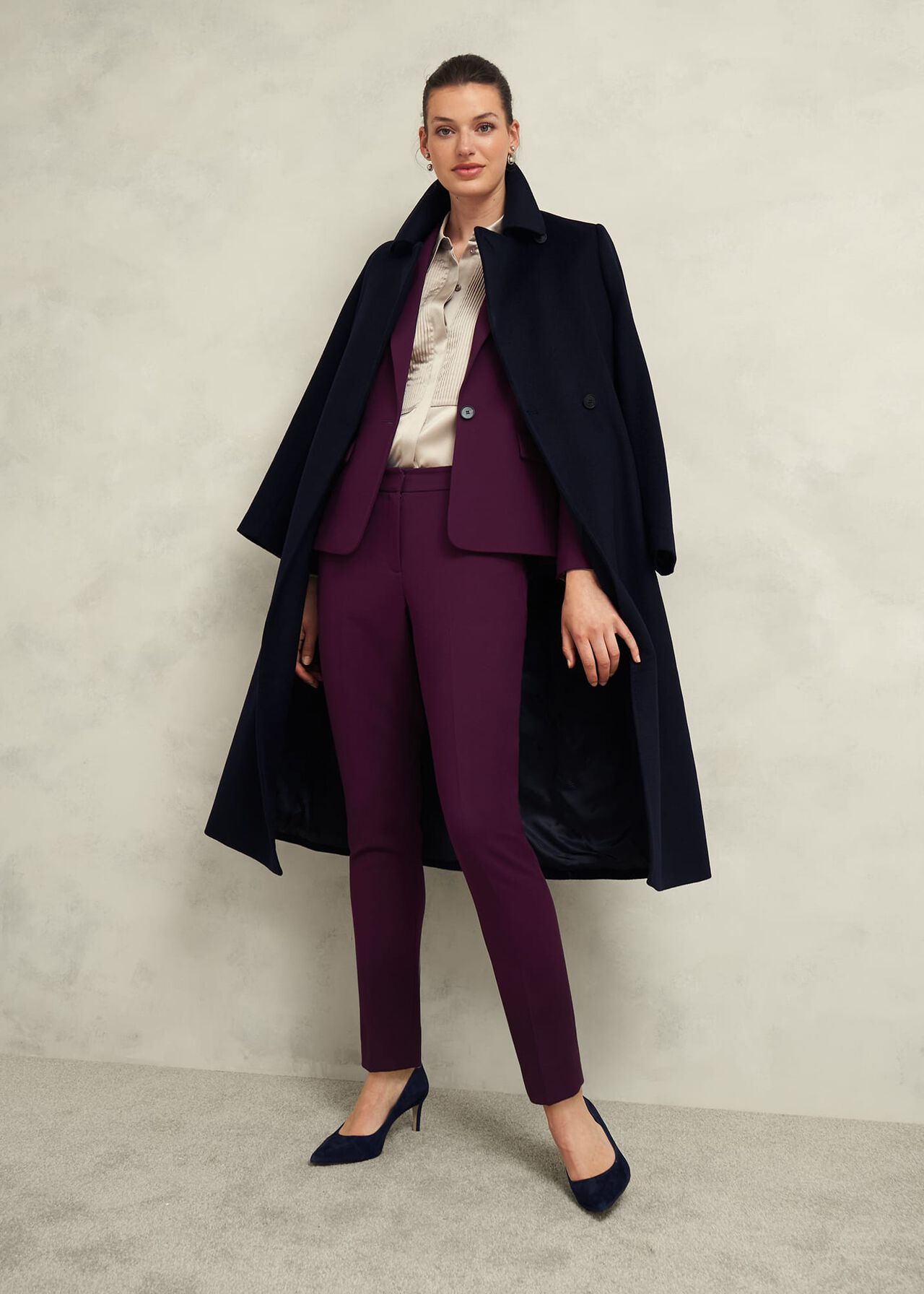 Petite Sami Pants, Warm Plum, hi-res