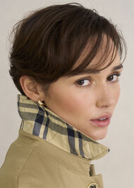 Petite Vivienne Shower Resistant Trench Coat, Fawn Beige, hi-res