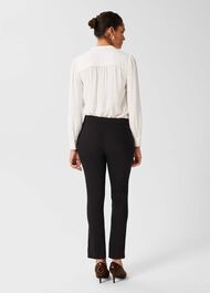 Petite Annie Slim Pants With Stretch, Black, hi-res
