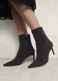 Cassia Ankle Boots, Black, hi-res