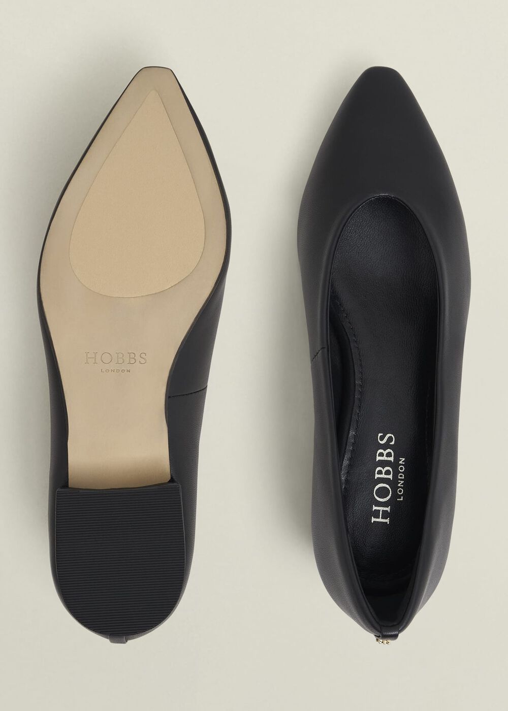 Asher Ballet Flats, Black, hi-res