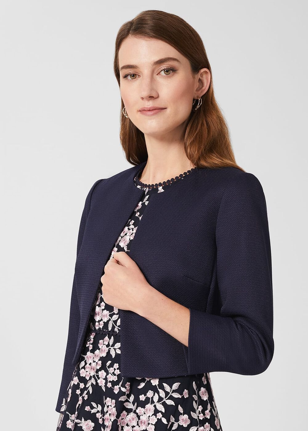 Petite Elize Jacket, Midnight Navy, hi-res