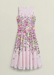 Petite Carly Dress, Pale Pink Multi, hi-res