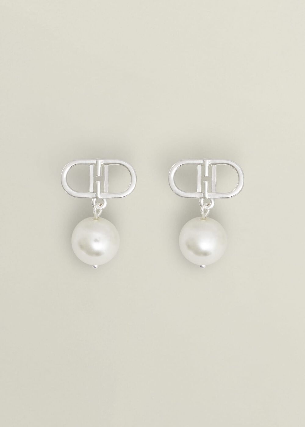 Bette  Silver Plated Earrings, Silver, hi-res
