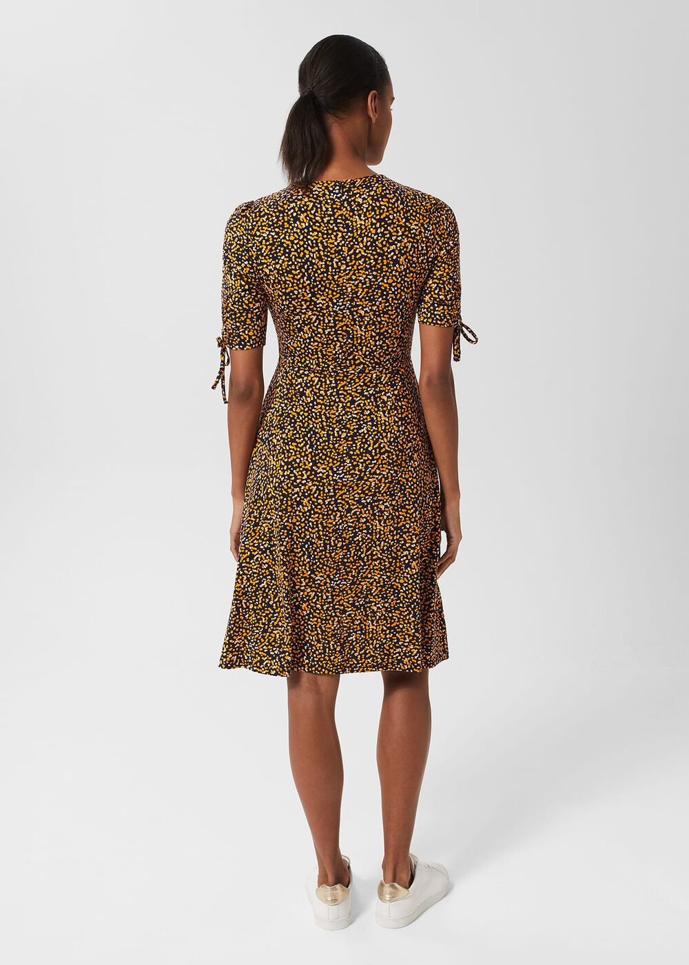 Petite Samantha  Dress, Navy Multi, hi-res