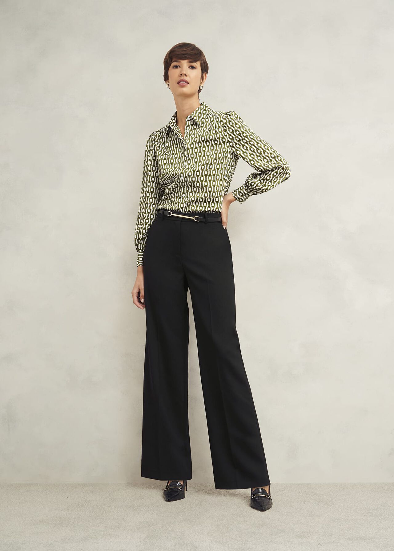 Casey Trousers With Wool, Black, hi-res