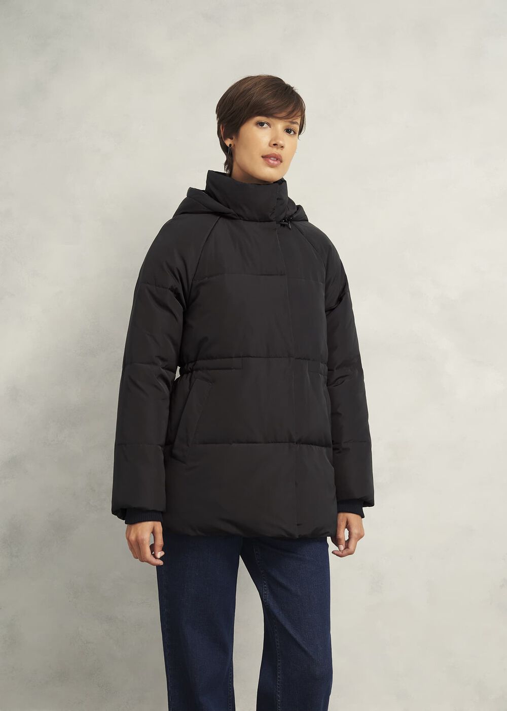 Cara Puffer, Black, hi-res