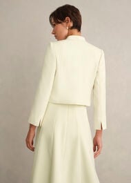 Eliana Seam Detail Jacket, Pale Yellow, hi-res
