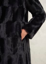 Rosanne Faux Fur Coat, Black, hi-res