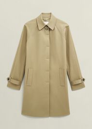 Petite Vivienne Shower Resistant Trench Coat, Fawn Beige, hi-res