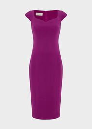 Petite Lillia Shift Dress, Magenta Purple, hi-res