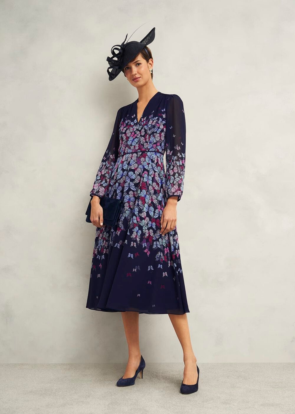 Aurora Dress, Midnight Multi, hi-res