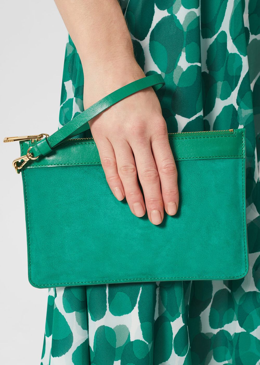 Lundy Wristlet, Meadow Green, hi-res