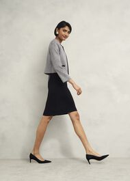 Nyra Dress, Black Ivory, hi-res
