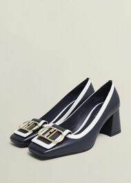 Lexia Pumps, Navy Ivory, hi-res