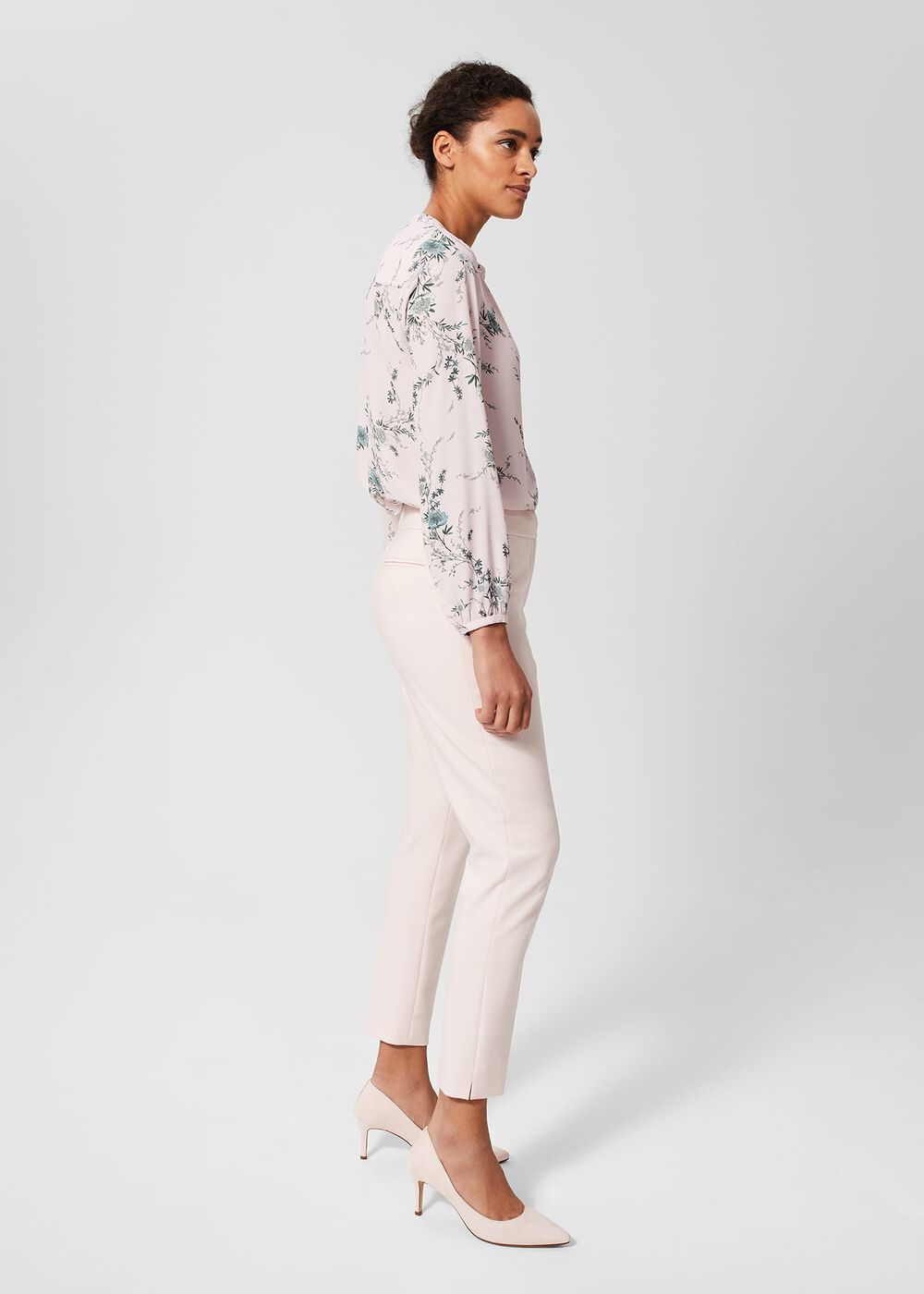 Kaia Slim Pants, Pale Pink, hi-res