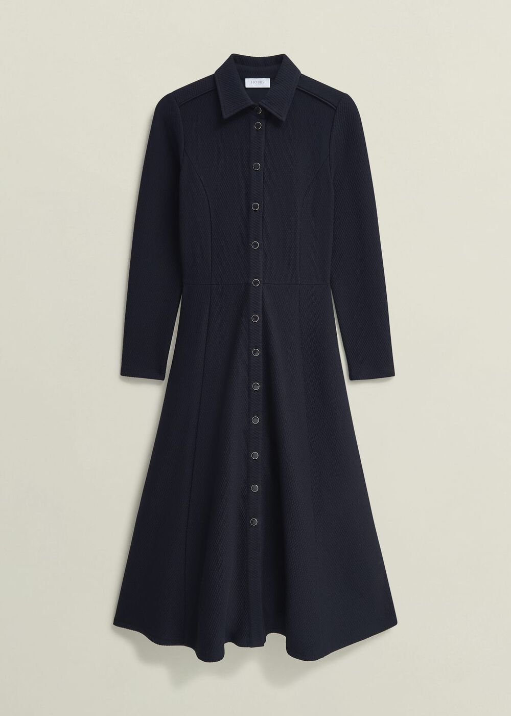 Angie Ponte Dress, Navy, hi-res