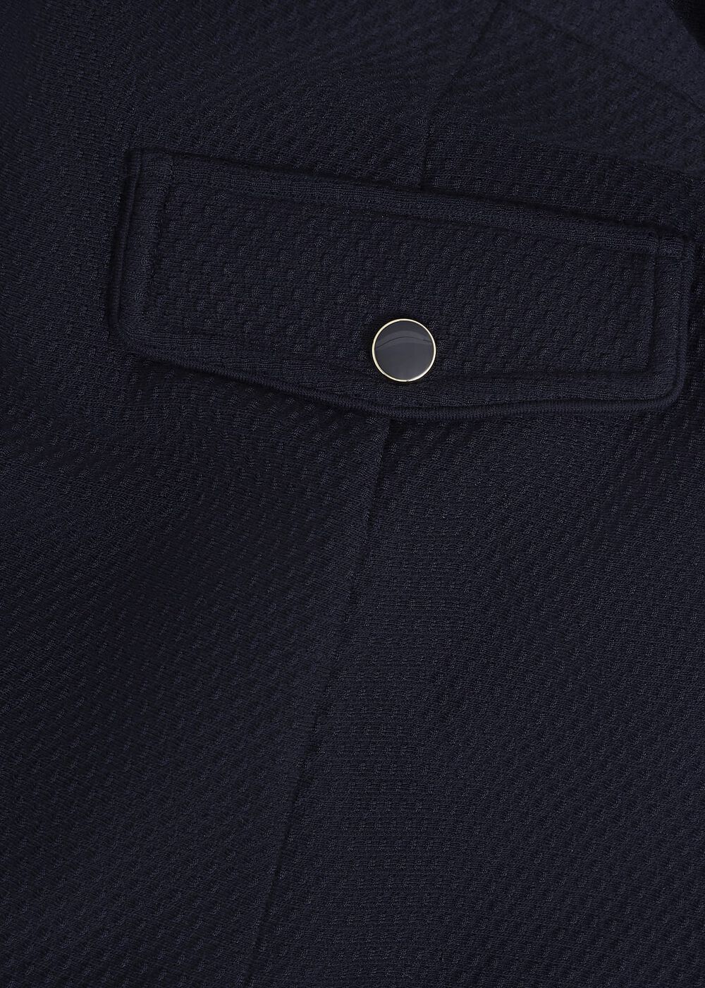 Adelaide Ponte Dress, Hobbs Navy, hi-res