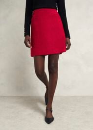 Rosa Skirt With Wool, Rowan Red, hi-res