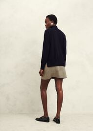 Marlena Cashmere Funnel Neck Jumper, Hobbs Navy, hi-res