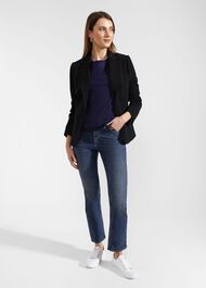 Avia Cotton Slub T-Shirt, Midnight Navy, hi-res