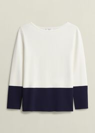 Alice Sweater, Ivory Midnight, hi-res