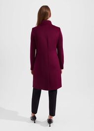 Marissa Wool Coat, Warm Plum, hi-res