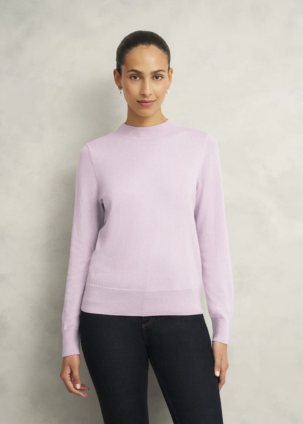 Indah Sweater With Cashmere, Dusted Pink, hi-res