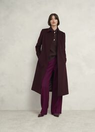 Brenna Merino Wool Sweater , Malbec, hi-res