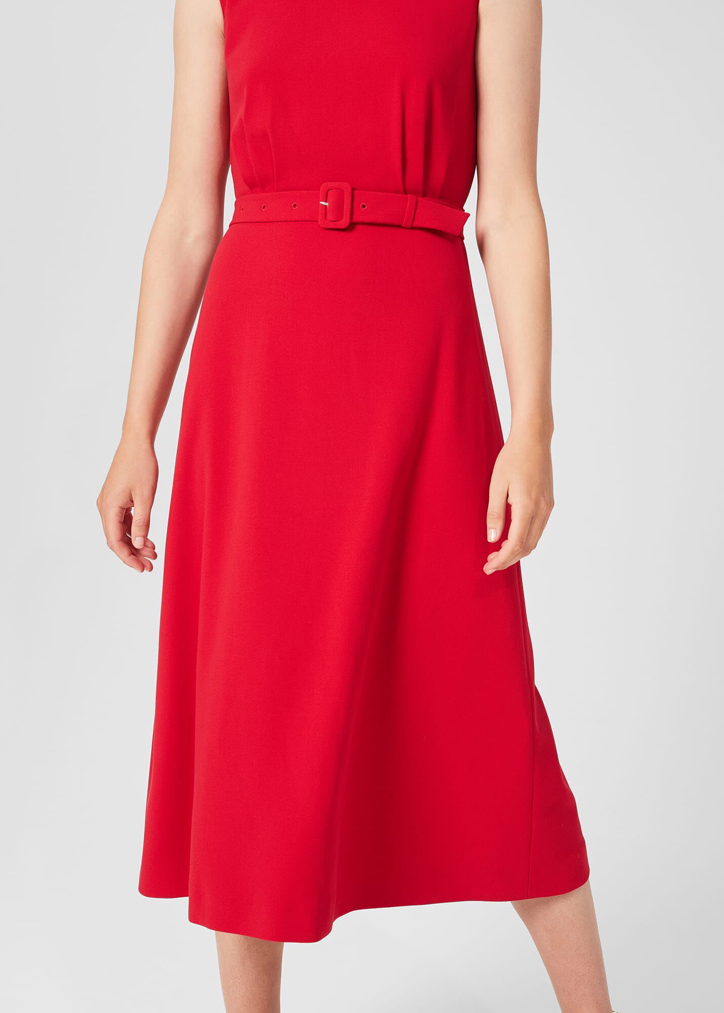 Eloise Crepe Midi Dress | Hobbs US |