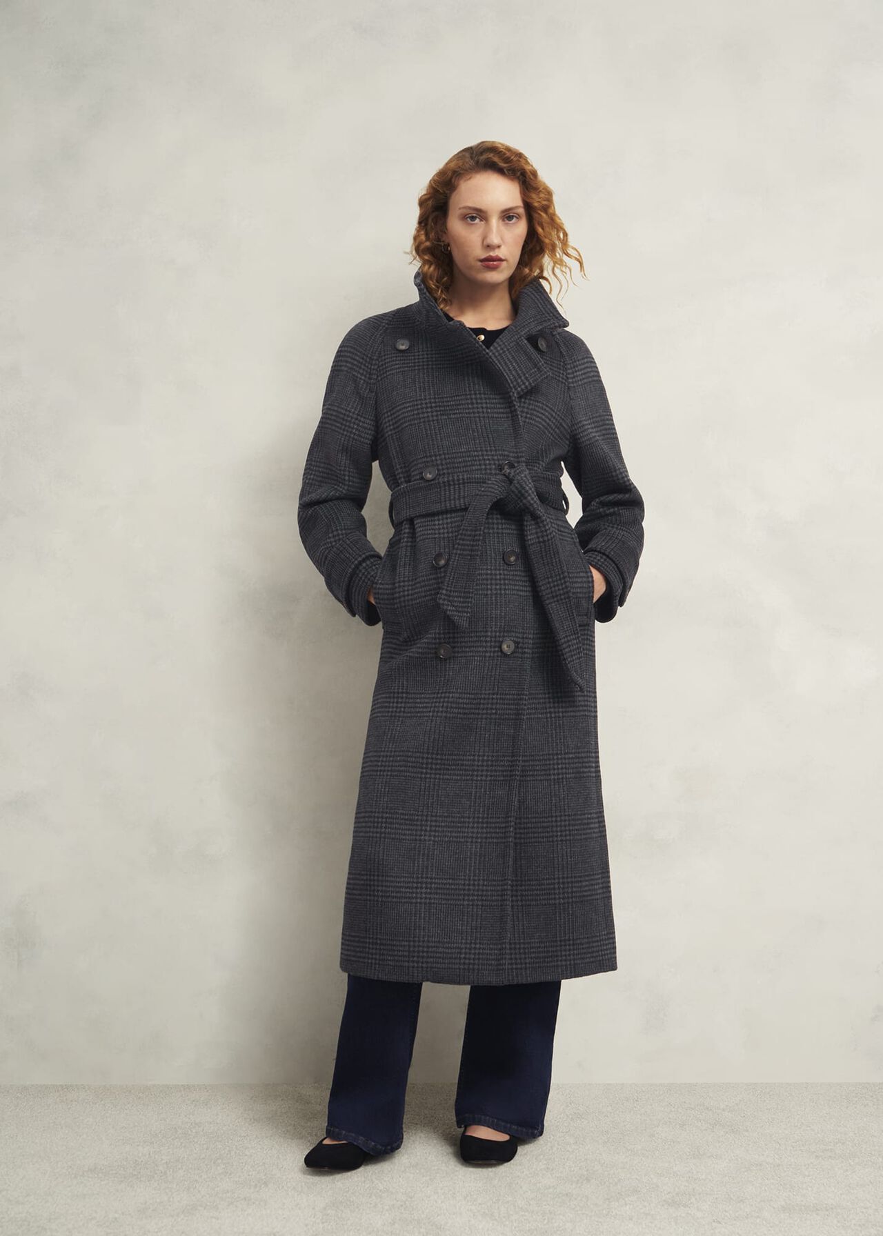 Peckworth Coat With Wool, Grey Multi, hi-res