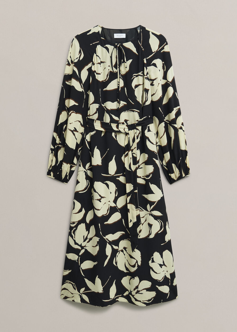 Evelyn Dress, Black Sandstone, hi-res