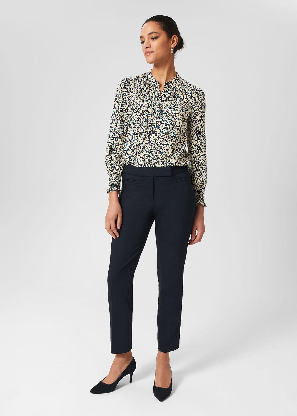 Petite Annie Pants, Navy, hi-res