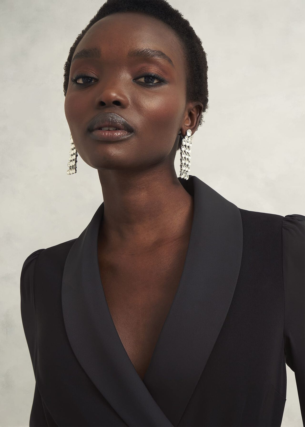 Maia Sleeved Jumpsuit, Hobbs Black, hi-res