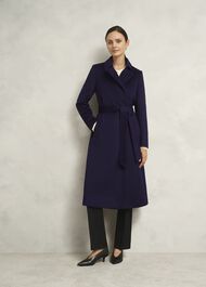 Livia Wool Coat, Midnight Purple, hi-res