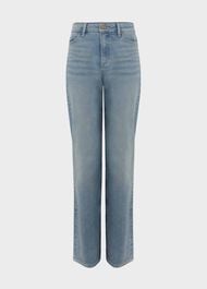 Leigh Straight Jeans, Light Blue, hi-res