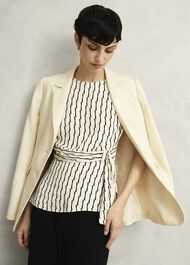 Levens Top, Cream Black, hi-res