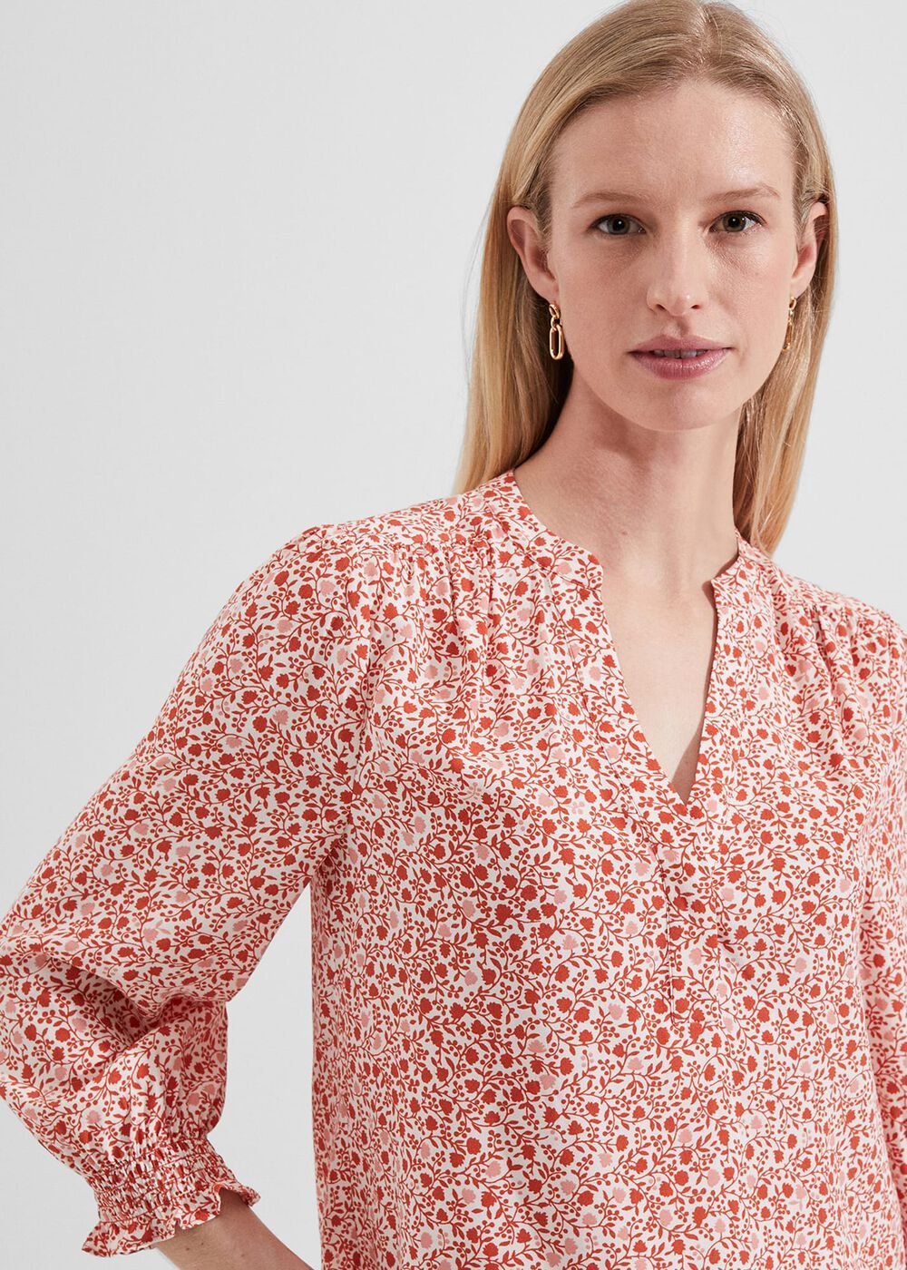 Cecilia Top, Ivory Apricot, hi-res