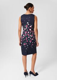 Moira Floral Shift Dress, Navy Multi, hi-res