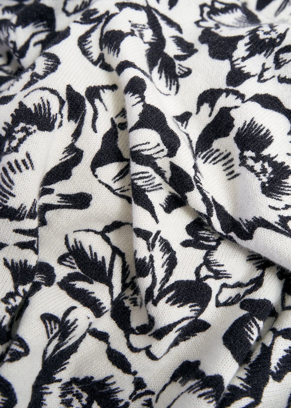 Harlow Sweater With Wool, Ivory Black, hi-res
