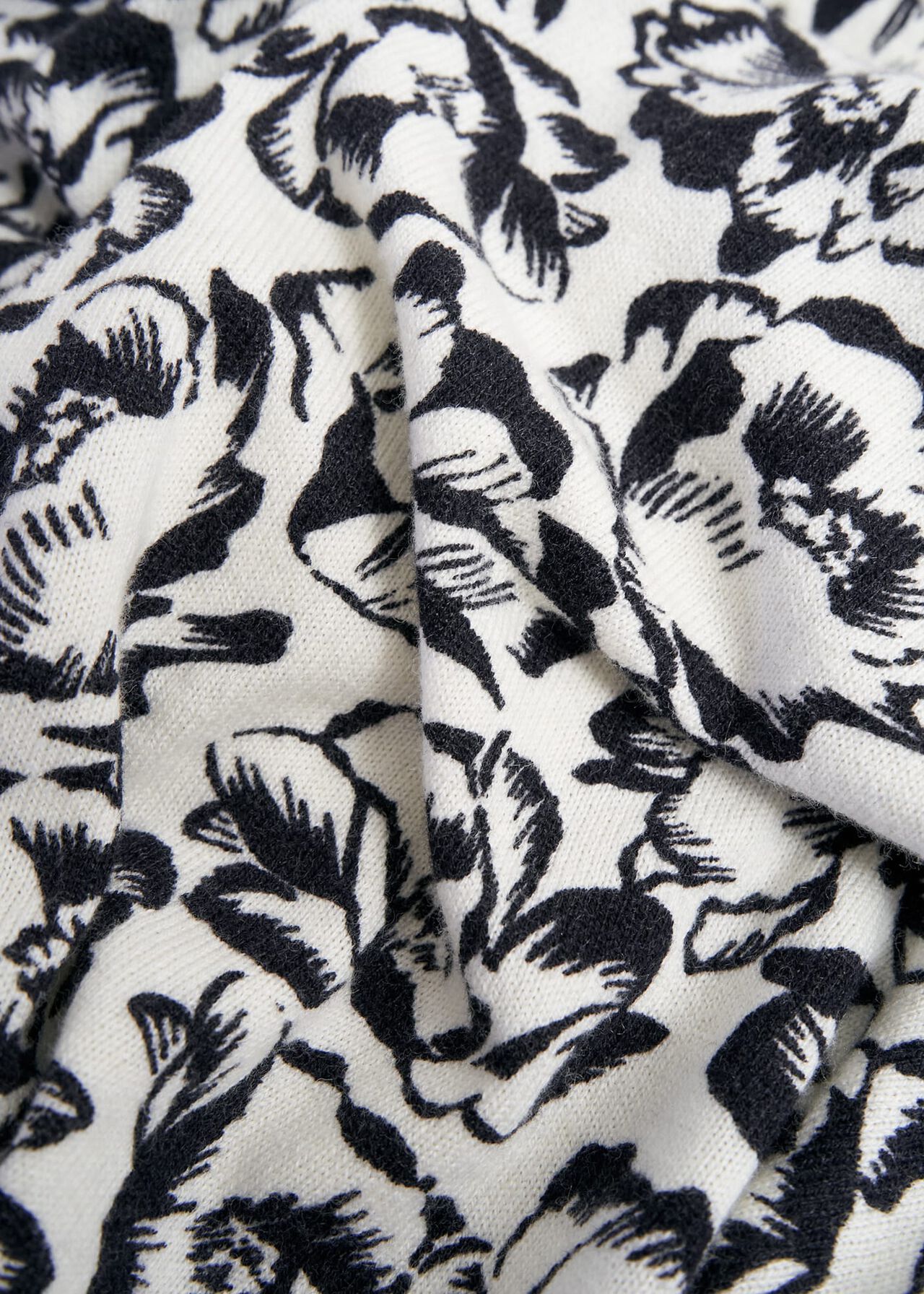 Harlow Sweater With Wool, Ivory Black, hi-res