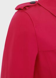 Saskia Shower Resistant Trench Coat, Cerise Pink, hi-res