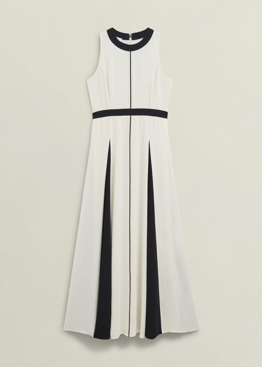Jenn Colourblock Dress, Cream Black, hi-res