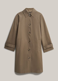 Lucy Shower Resistant Trench Coat, Mink Brown, hi-res