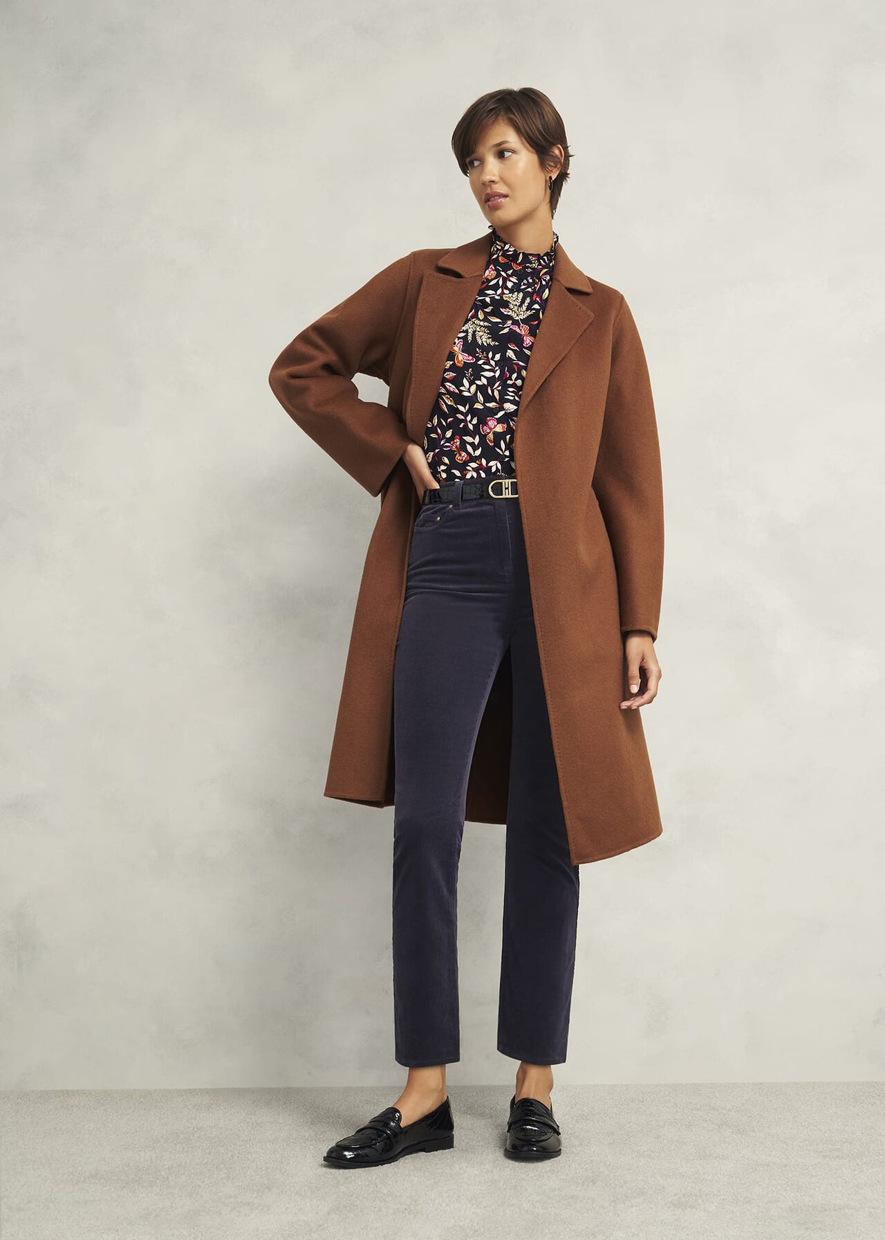Hampstead Cord Pants, Navy, hi-res
