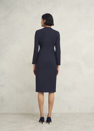 Berkeley Dress With Wool, Navy, hi-res