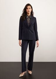 Ness Straight Pants, Navy Ivory, hi-res