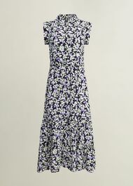Petite Esme Dress, Navy Multi, hi-res